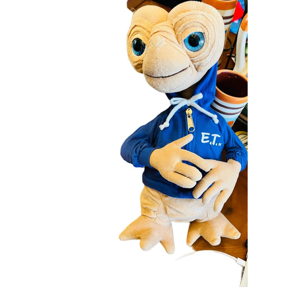 Universal Studios Extra Terrestrial Plush Doll with Blue Hoodie - Picture 7 of 7